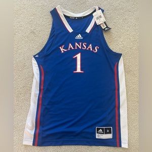 Brand New with tags on - KU Jayhawks basketball jersey #1